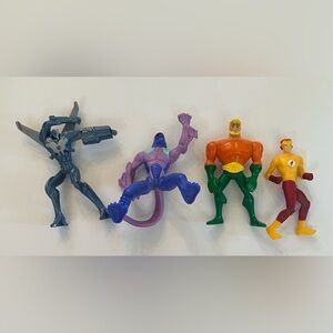 4 vintage McDonald’s happy meal toys action figurines